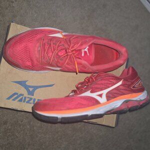 Mizuno Wave Rider 20 – Red/Orange Running Shoes